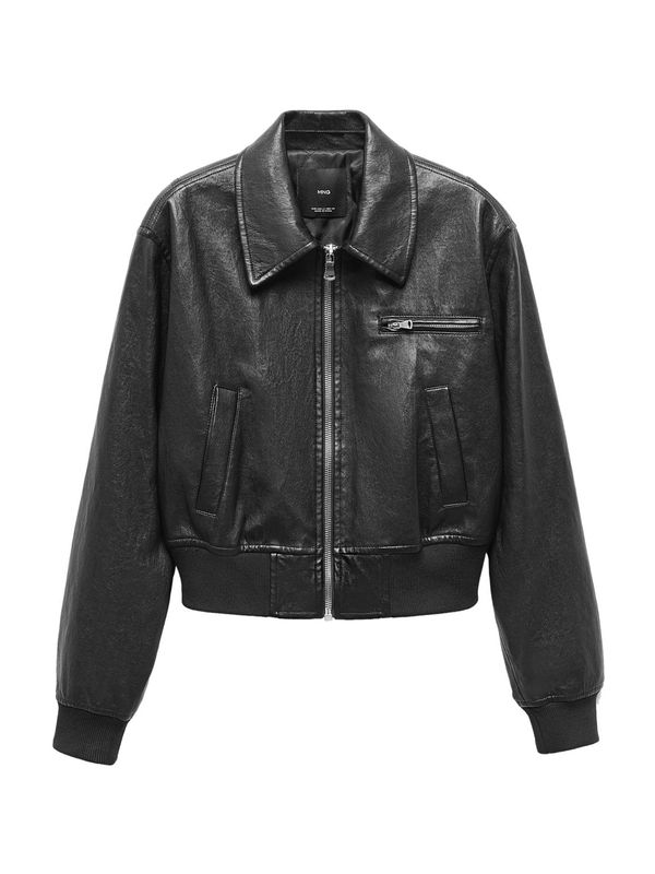 MANGO MANGO Преходно яке 'PHIBI'  черно