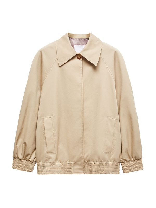 MANGO MANGO Преходно яке 'Solito'  бежово