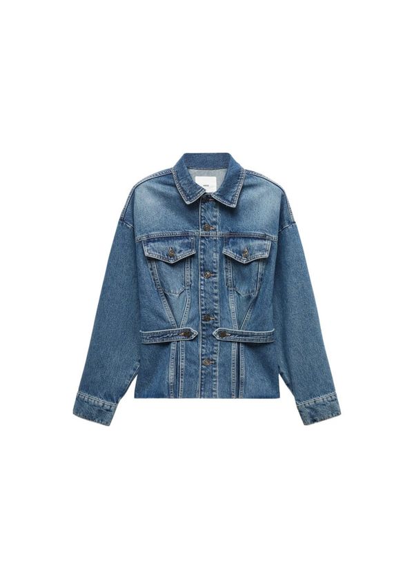 MANGO MANGO Преходно яке 'Zendaya'  син деним