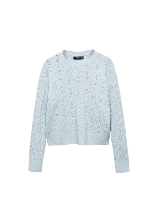 MANGO MANGO Пуловер 'Billy'  пастелно синьо