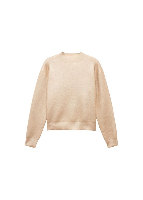 MANGO MANGO Пуловер 'Bronzu'  бежово