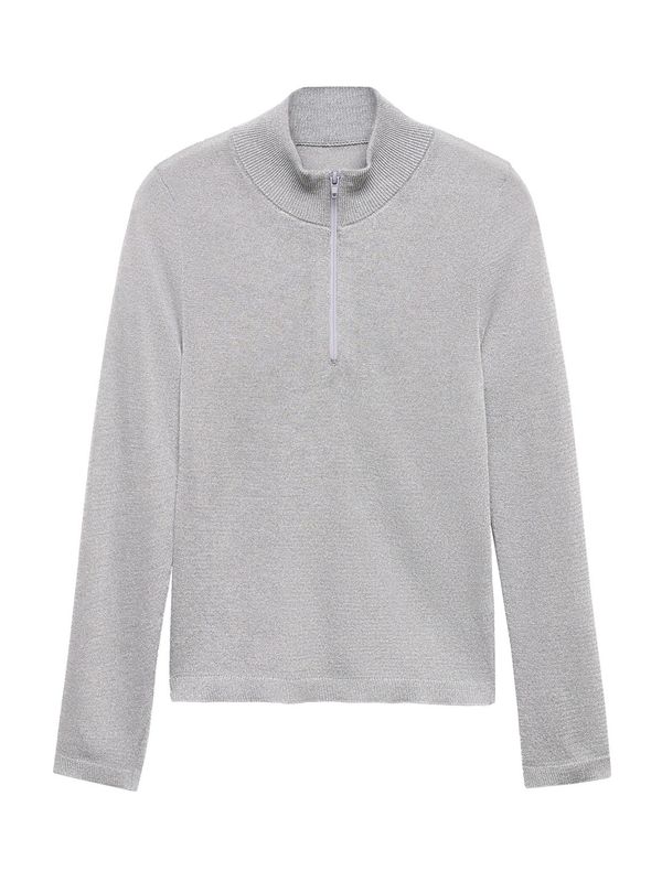 MANGO MANGO Пуловер 'Cherry'  сиво