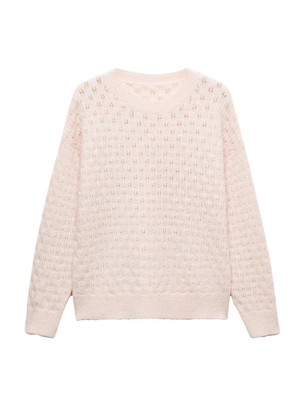 MANGO MANGO Пуловер 'FLORINS'  бледорозово