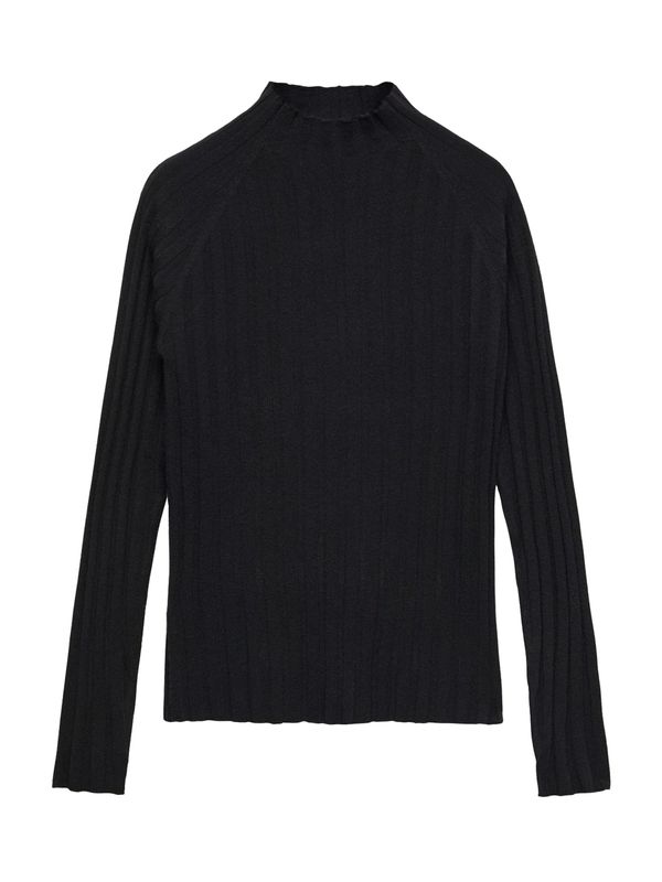 MANGO MANGO Пуловер 'FLURRIES'  черно