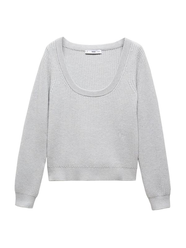 MANGO MANGO Пуловер 'GASPARIN'  сиво