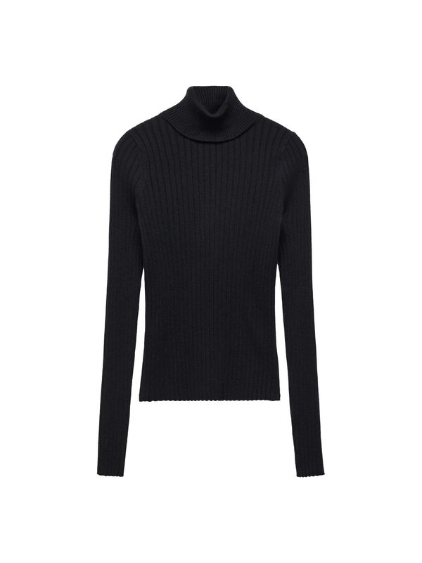 MANGO MANGO Пуловер 'GOLETAC'  черно