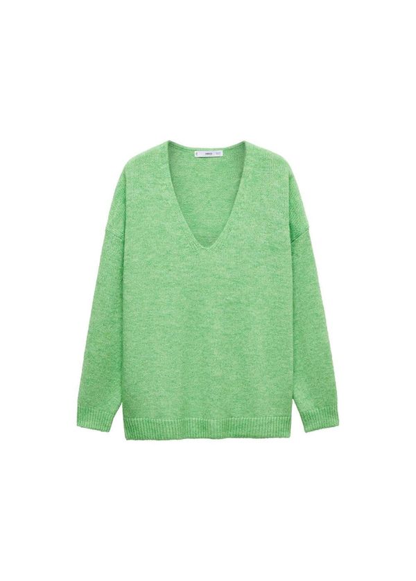 MANGO MANGO Пуловер 'Kim'  неоново зелено