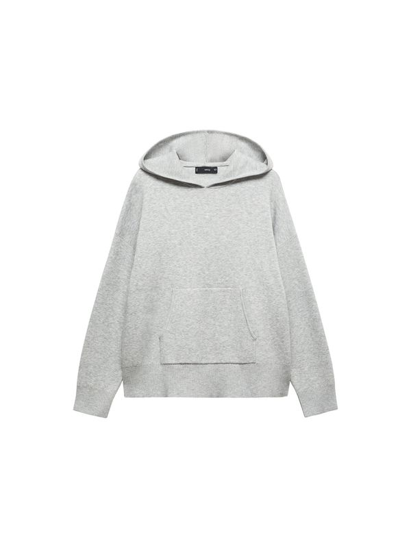 MANGO MANGO Пуловер 'Minerva'  сив меланж