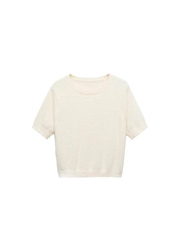 MANGO MANGO Пуловер 'Minutu'  телесен цвят