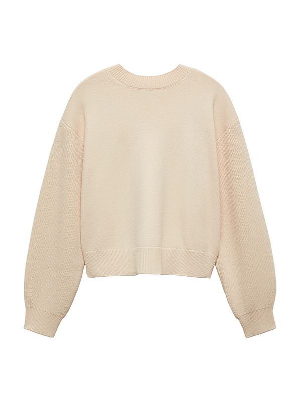 MANGO MANGO Пуловер 'NORA'  светлобежово