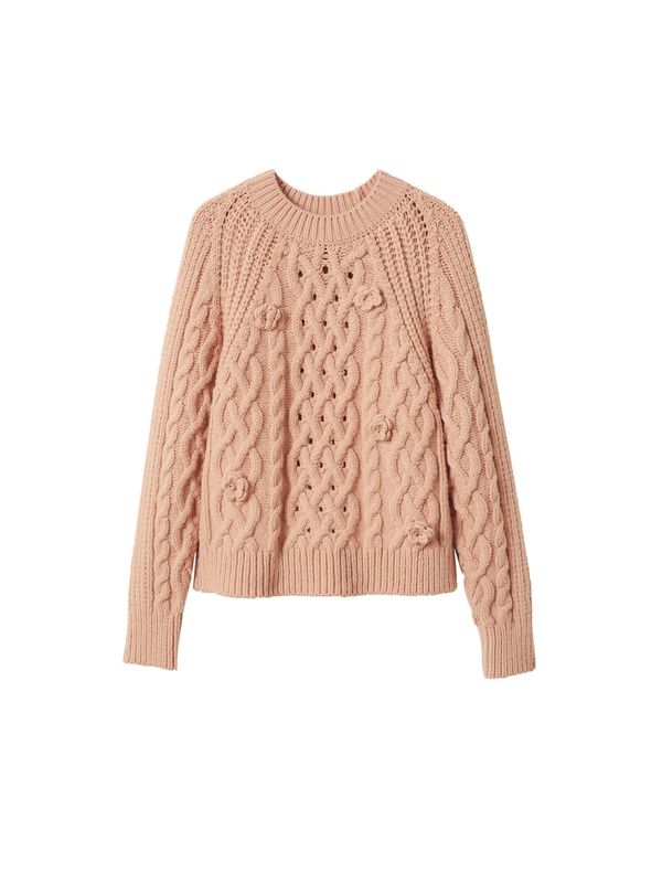 MANGO MANGO Пуловер 'Odessa'  пастелно розово