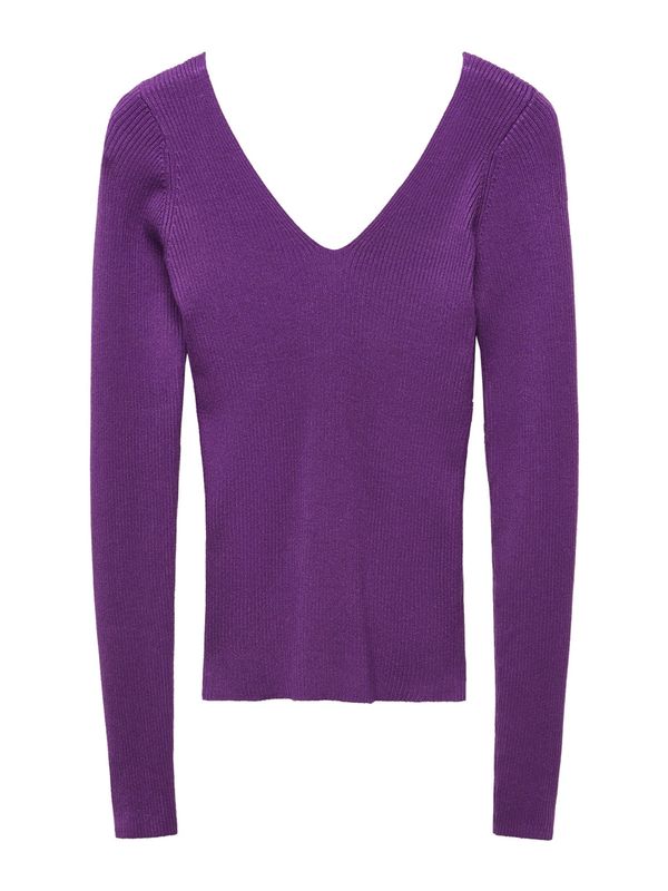 MANGO MANGO Пуловер 'OLIMPICA'  тъмнолилаво