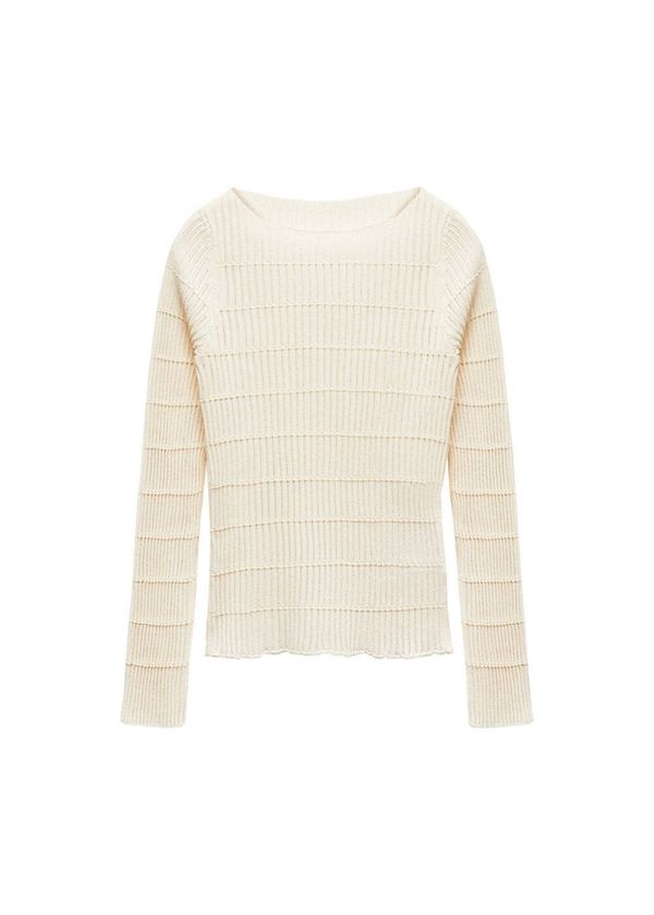 MANGO MANGO Пуловер 'Peton'  телесен цвят