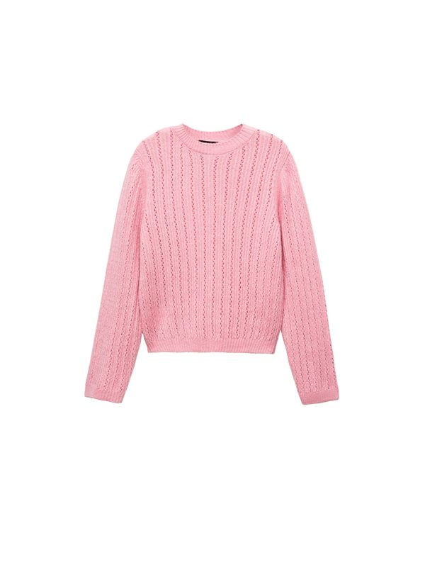 MANGO MANGO Пуловер 'PIQUETON'  бледорозово