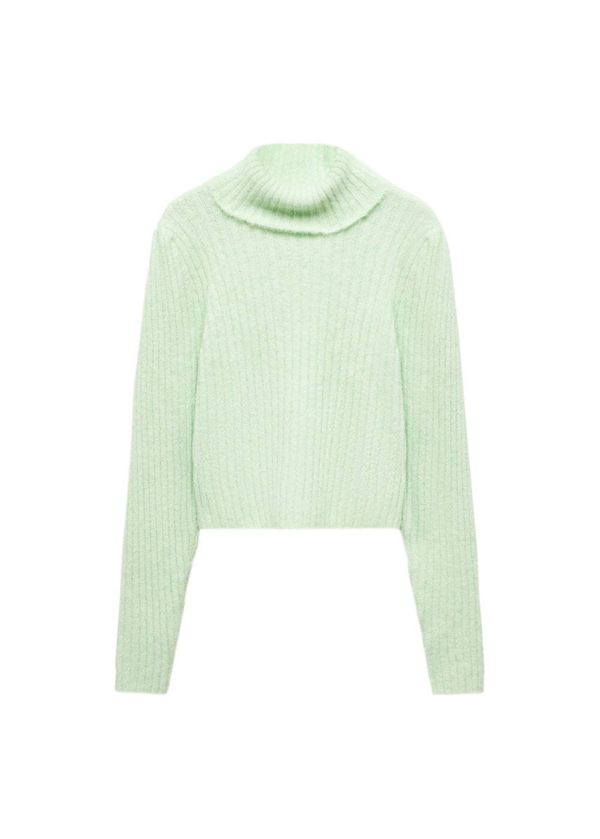MANGO MANGO Пуловер 'Pomme'  пастелно зелено