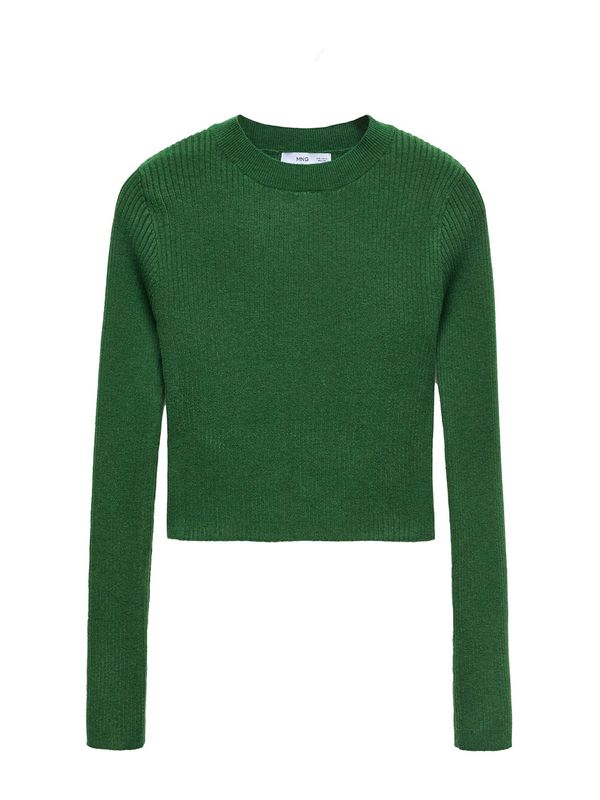 MANGO MANGO Пуловер 'PRINCHES'  зелено