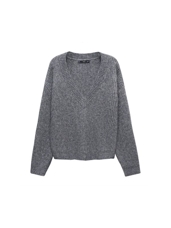 MANGO MANGO Пуловер 'ROCHI'  тъмносиво