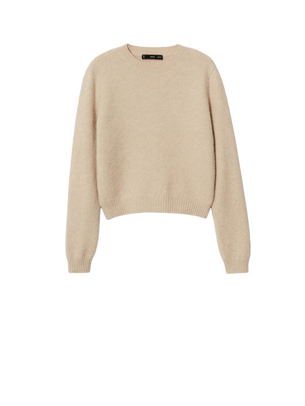 MANGO MANGO Пуловер 'Salmon'  светлокафяво