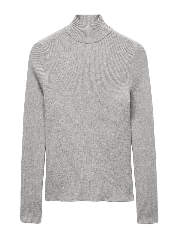 MANGO MANGO Пуловер  сив меланж