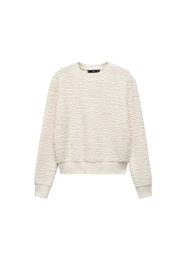 MANGO MANGO Пуловер  телесен цвят