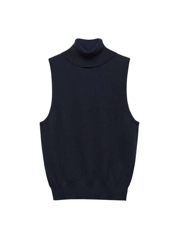 MANGO MANGO Пуловер 'TWINNY'  нейви синьо