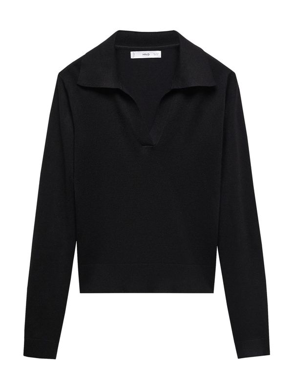 MANGO MANGO Пуловер 'VERTA'  черно