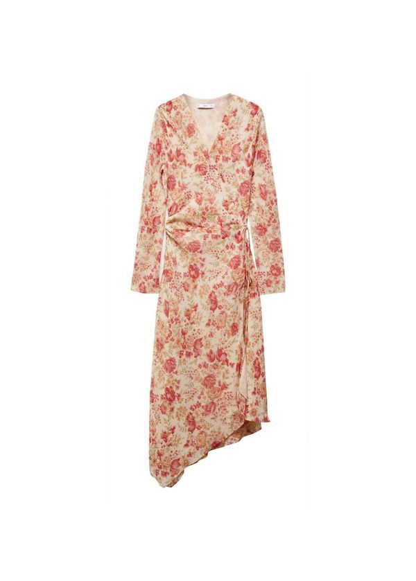 MANGO MANGO Рокля 'CLARI'  светлозелено / пастелно розово / червено / светлочервено