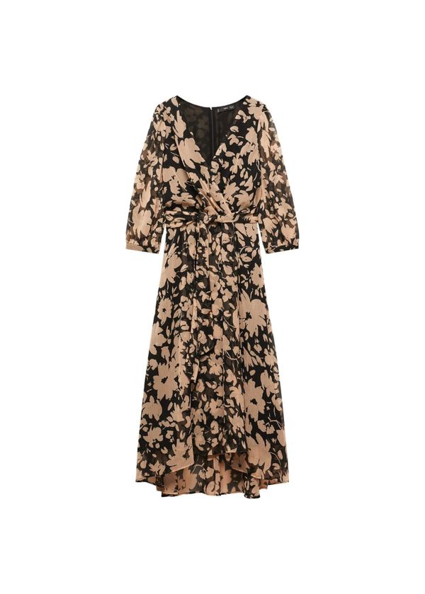 MANGO MANGO Рокля 'Cordoba'  капучино / черно