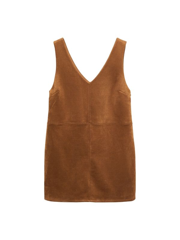 MANGO MANGO Рокля 'ELINA'  светлокафяво