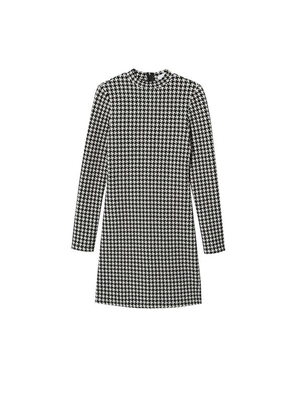 MANGO MANGO Рокля 'Grazia'  черно / бяло