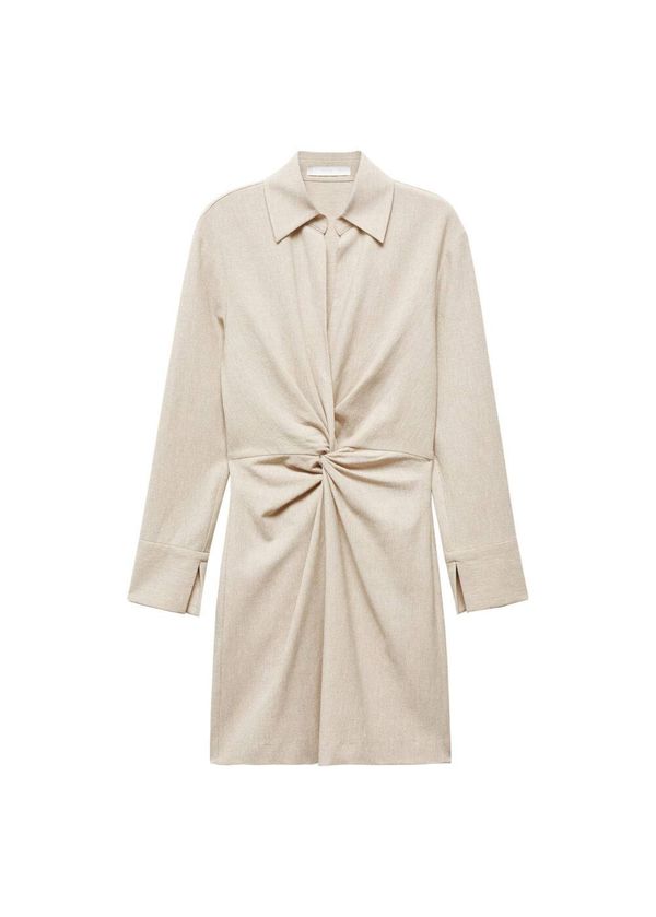 MANGO MANGO Рокля 'Julinda'  цвят "пясък"