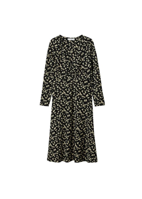 MANGO MANGO Рокля 'Lichi'  охра / жълто / черно