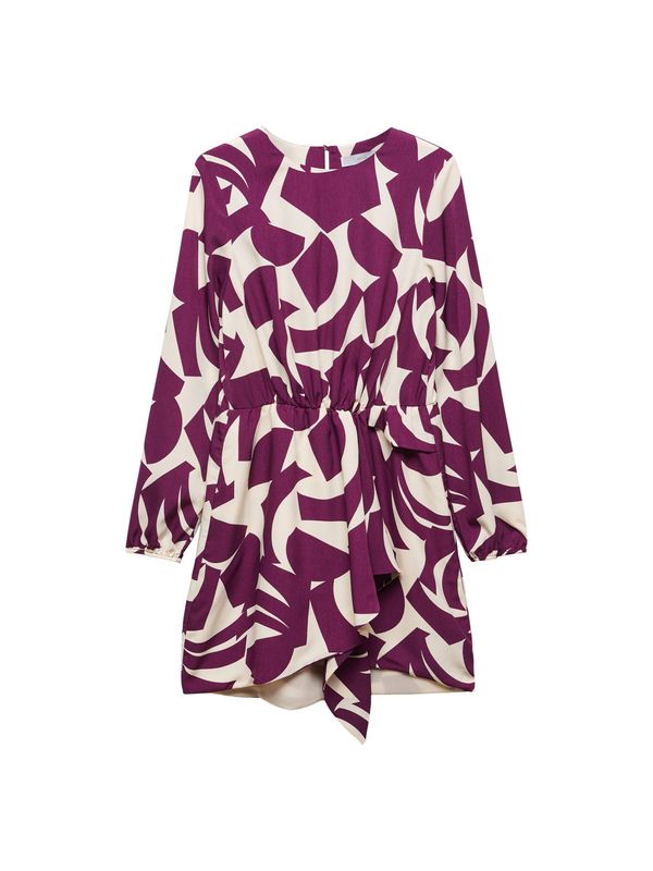 MANGO MANGO Рокля 'MURCIA'  кремаво / бордо