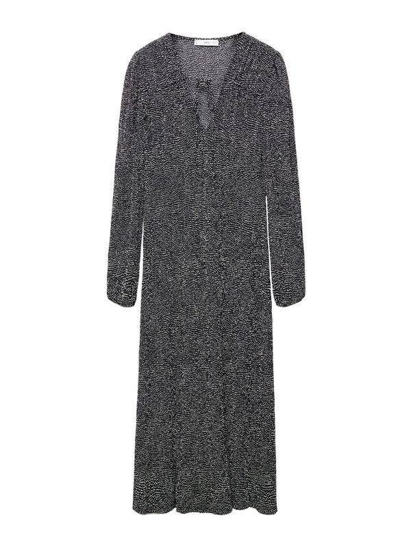 MANGO MANGO Рокля 'POMELO'  черно / бяло