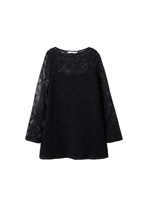 MANGO MANGO Рокля 'Sandrita'  черно