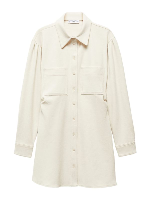 MANGO MANGO Рокля тип риза 'Hobo'  телесен цвят