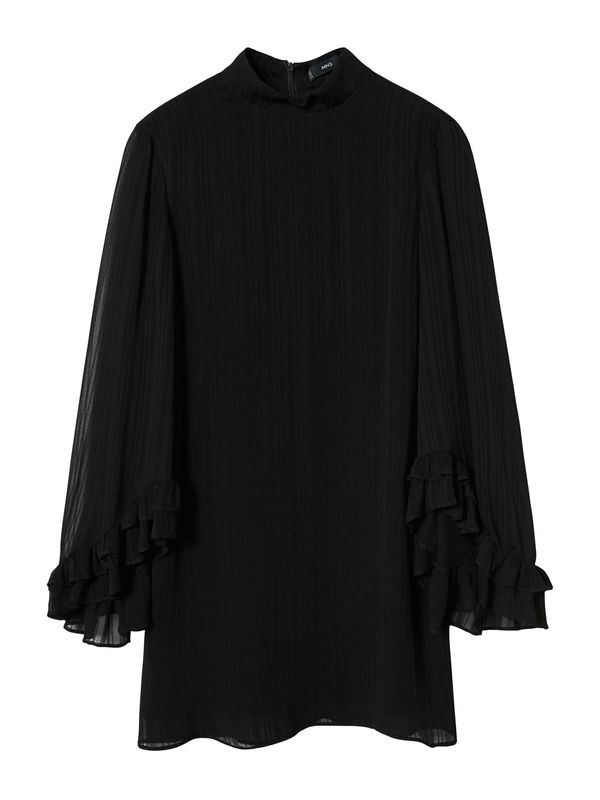 MANGO MANGO Рокля тип риза 'MENDES'  черно