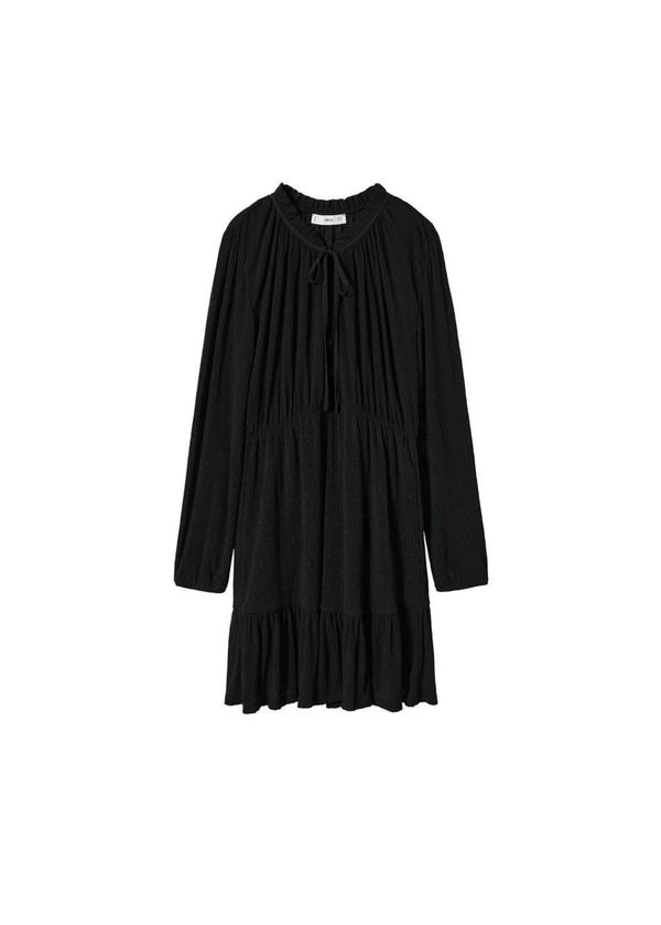 MANGO MANGO Рокля тип риза 'Posada'  черно