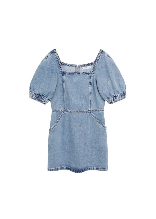 MANGO MANGO Рокля 'vitoria'  светлосиньо