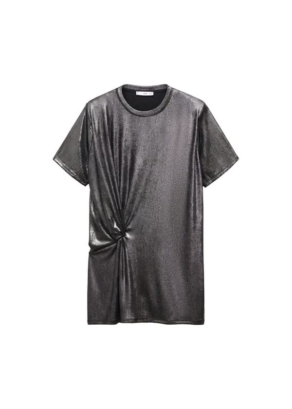 MANGO MANGO Рокля 'Xflame'  тъмносиво