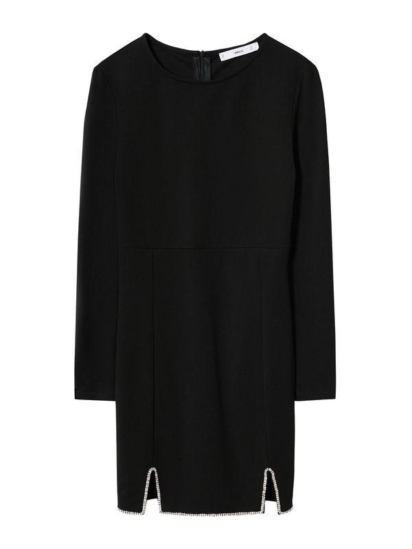 MANGO MANGO Рокля 'Xstone'  черно / сребърно