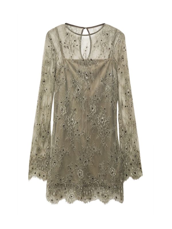 MANGO MANGO Рокля за коктейл 'JENNER'  светлозелено