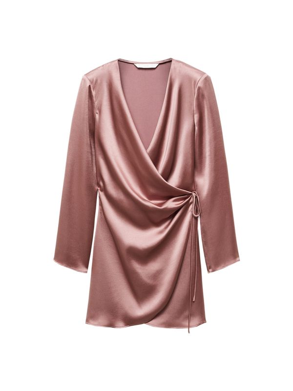 MANGO MANGO Рокля за коктейл  пепел от рози