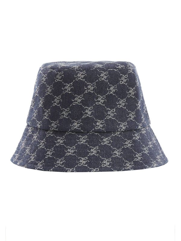 MANGO MANGO Шапка с периферия 'JACK'  син деним / светлосиво