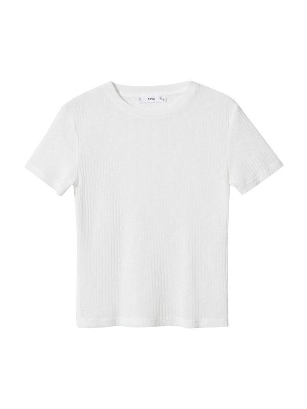 MANGO MANGO Тениска 'BINA'  бяло