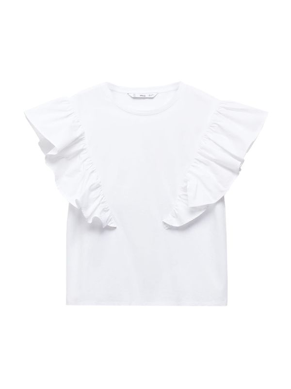 MANGO MANGO Тениска  бяло