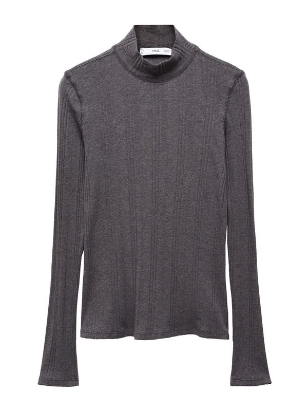 MANGO MANGO Тениска 'CELENO'  сиво