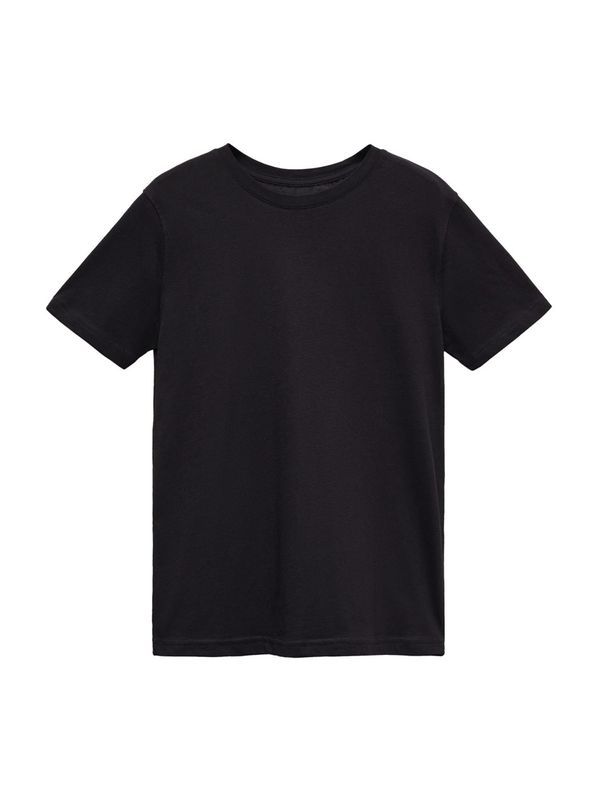 MANGO MANGO Тениска 'CHALACA'  черно