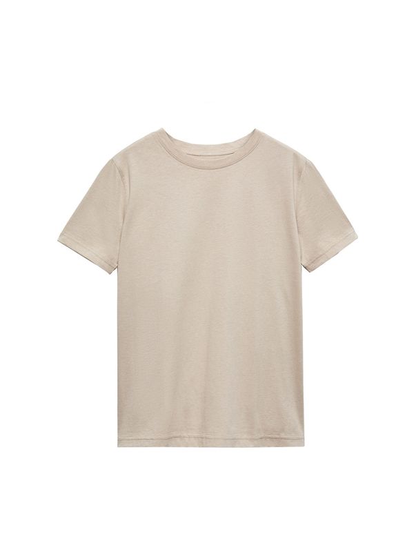 MANGO MANGO Тениска 'CHALACA'  светлобежово