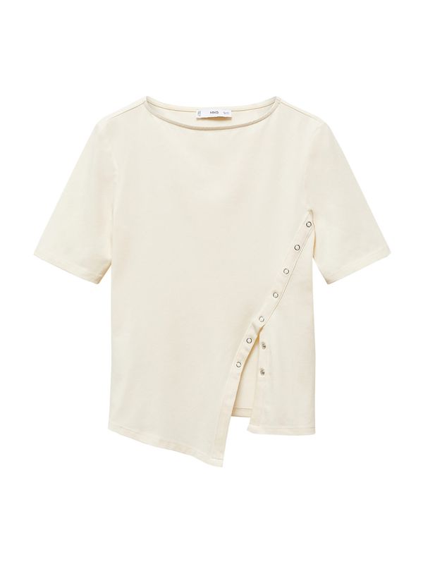 MANGO MANGO Тениска 'CHIA'  екрю